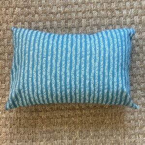 Printed outdoor Crate & Barrel rectangular pillow